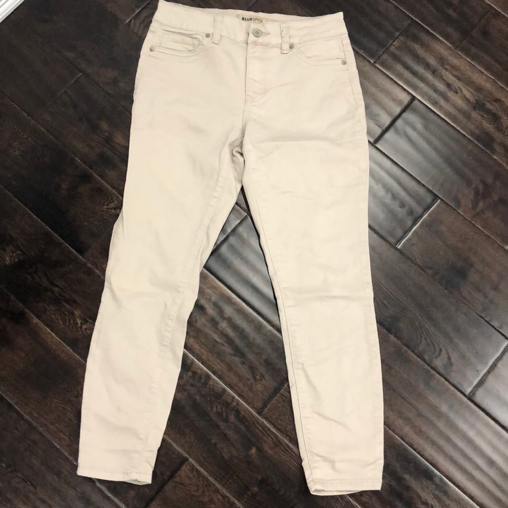 Blue Spice Tan Skinny Jeans